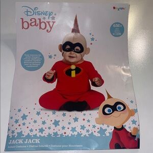 Disguise Baby Jack Jack Costume - Red and Black